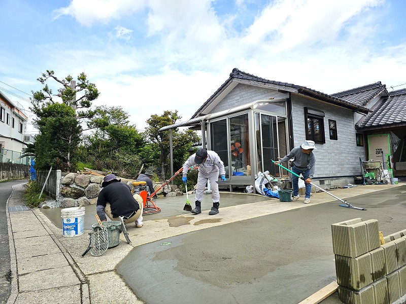 駐車場コンクリート3